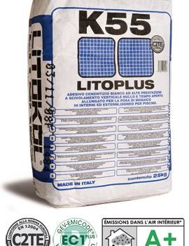 LITOPLUS K55 - цементный белый клей