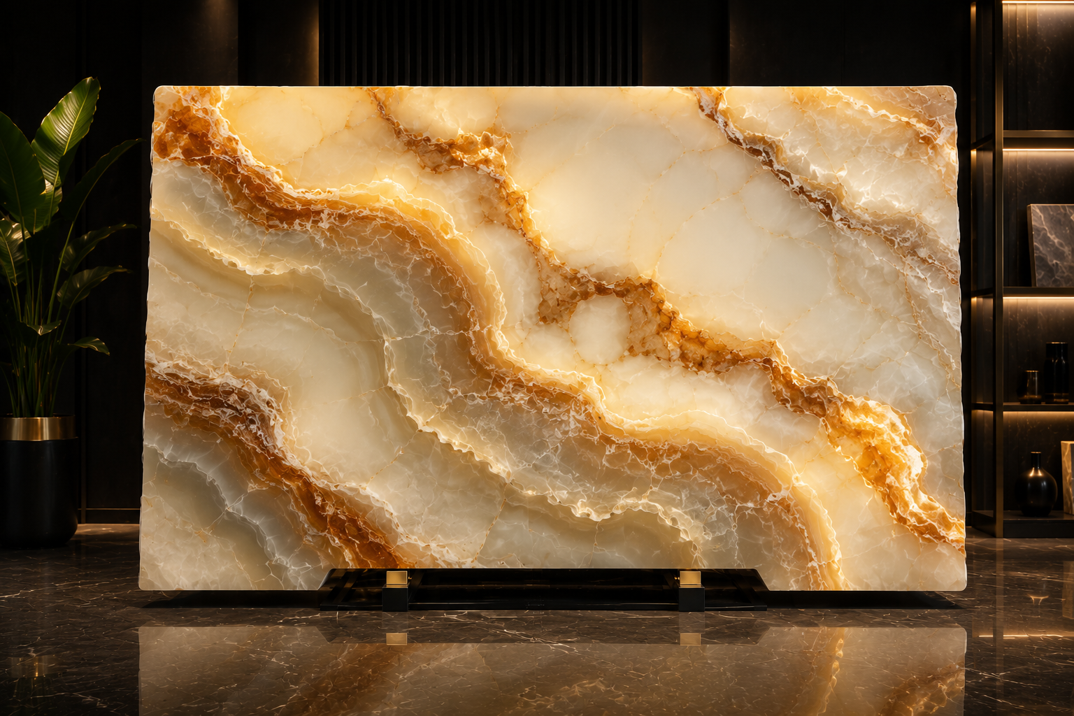 Оникс с подсветкой RoyalStone Киев