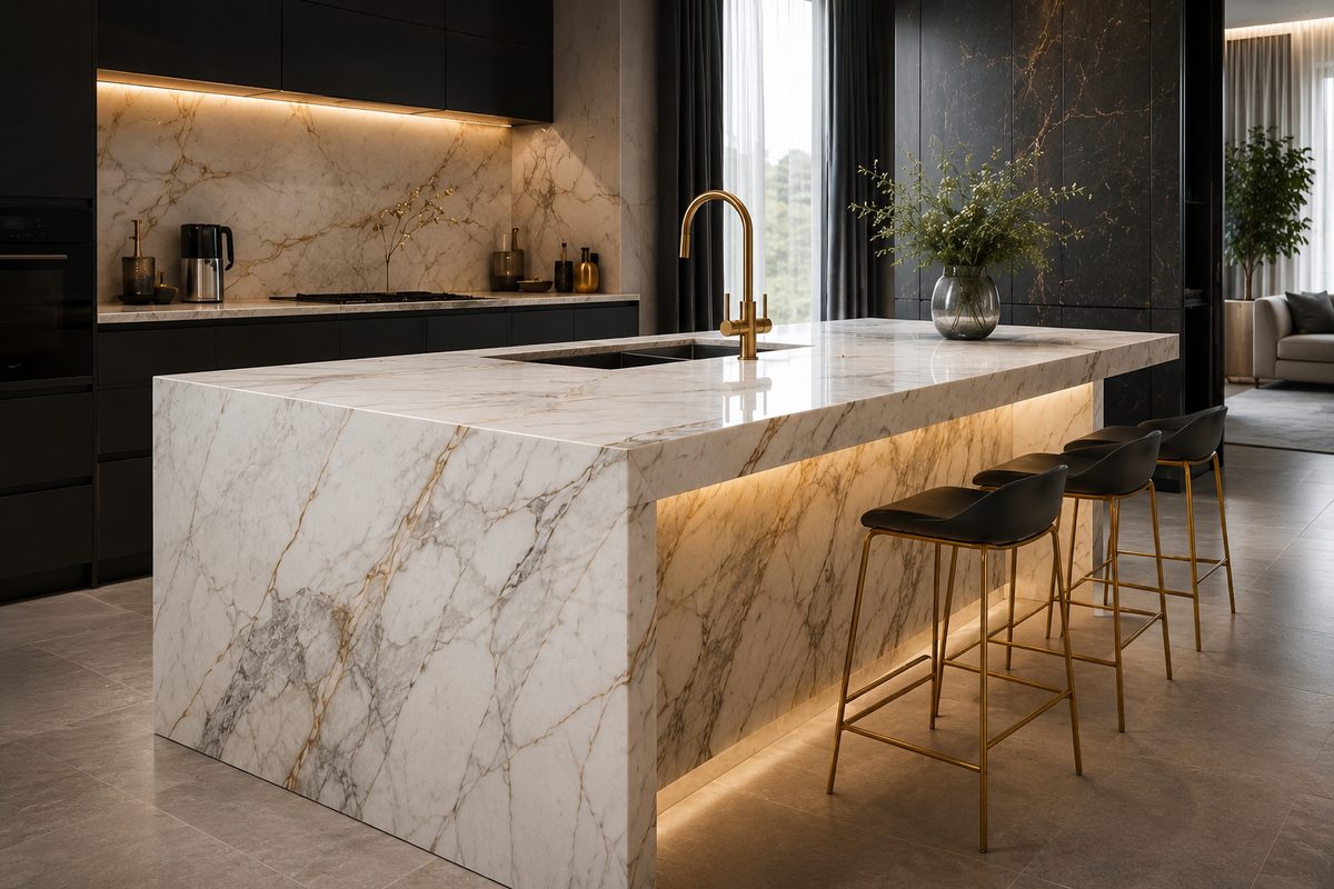 Кухонный остров из натурального камня RoyalStone Киев
