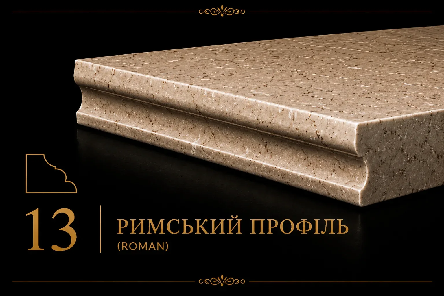 Римський профіль кам’яної кромки